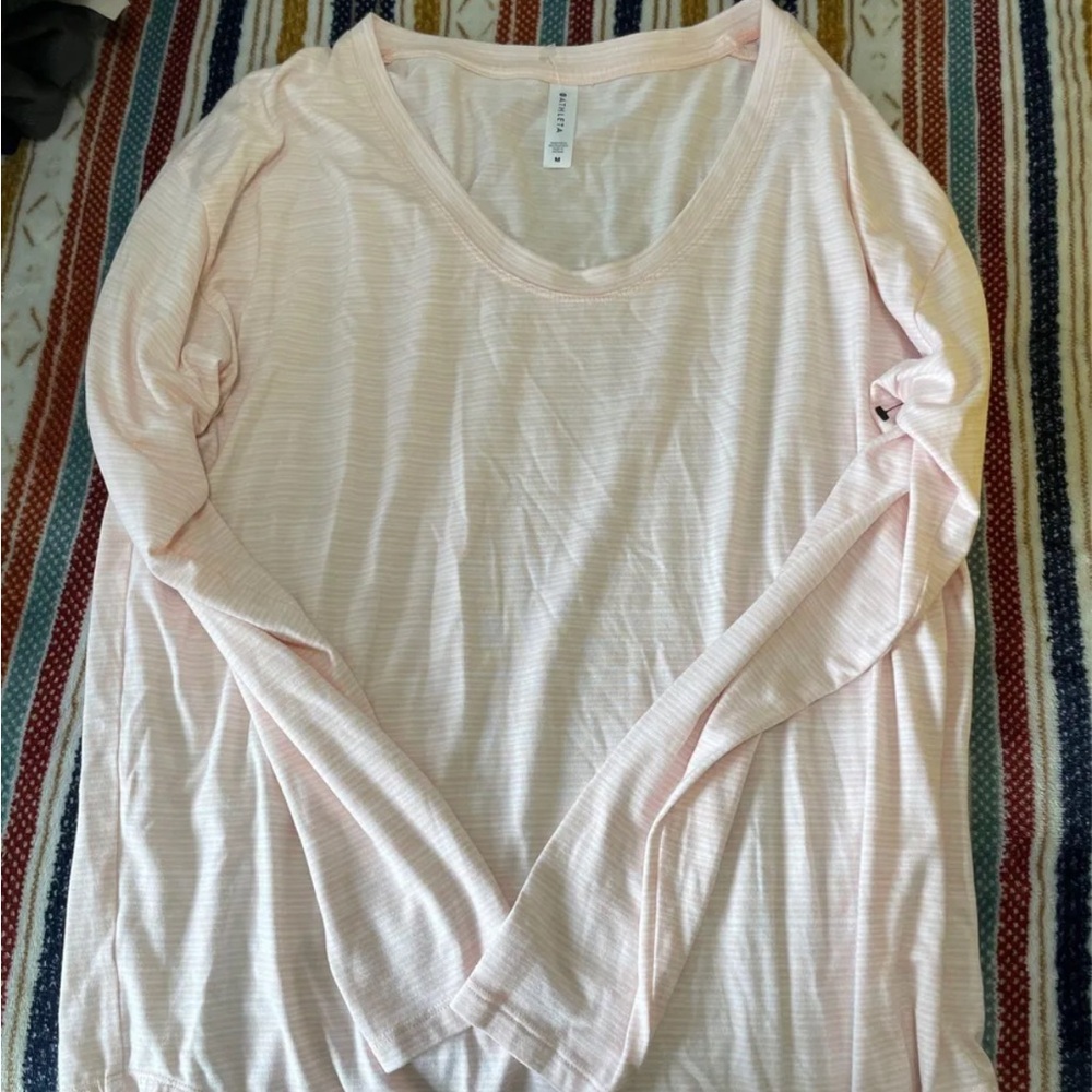 Women's Pink Long Sleeve Top